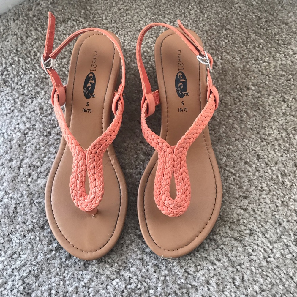 Coral Sandals